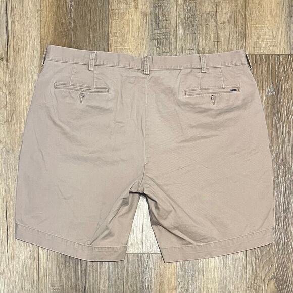 Polo Ralph Lauren Shorts Mens Size 42 Beige Stretch Classic Fit Chino Preppy - Picture 4 of 8